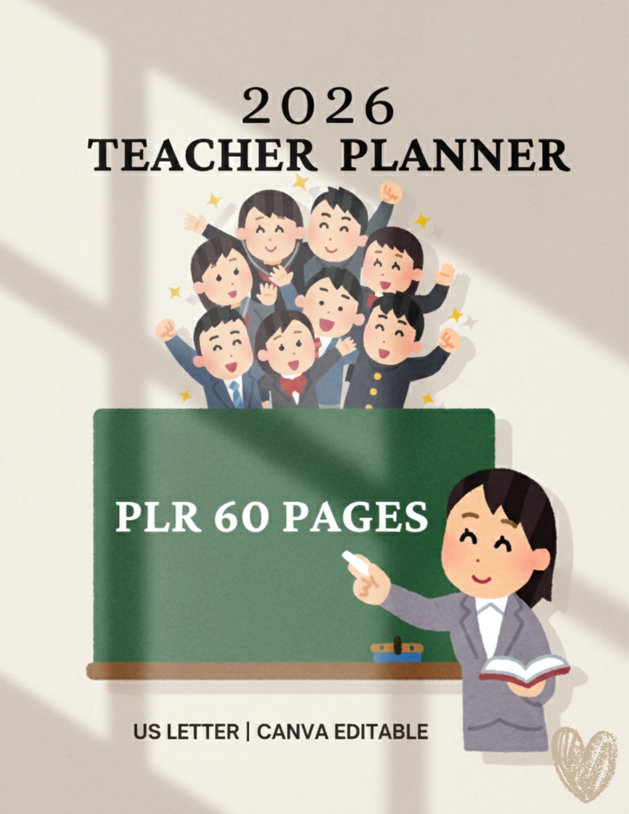 2026 Teacher Planner Bundle (PLR) – Lesson Planning, Classroom Organization & Productivity - Image 3