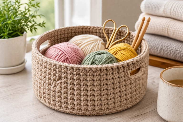 Best Yarn for Crochet Baskets – Complete Guide for Beginners (Strong & Durable Yarn Choices)