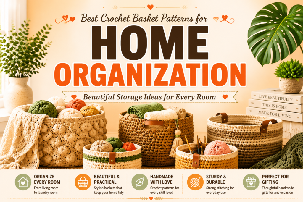 Learn how changing crochet stitches affects basket shape and follow the right pattern for smooth, even basket walls.